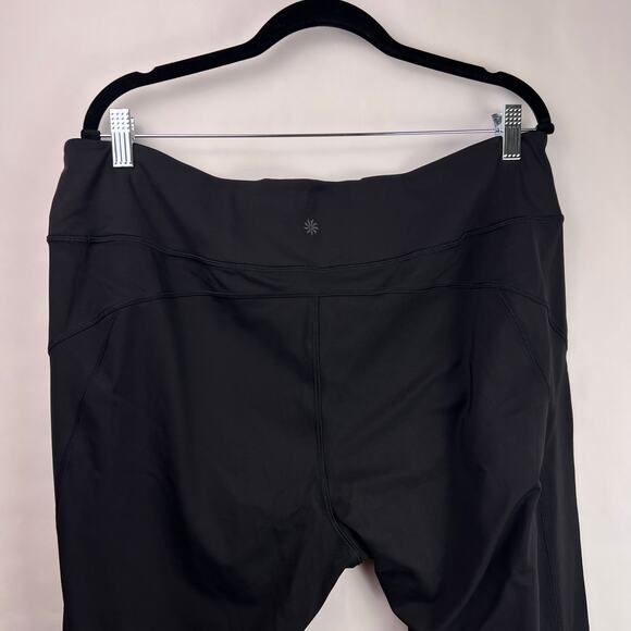Athleta Distance Jogger Black Nylon Spandex Lightweight Zip Pocket Pants XL - Picture 9 of 15